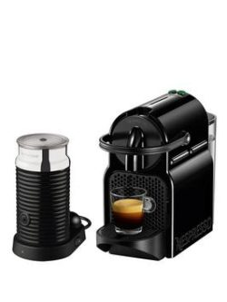 Nespresso Inissia And Aeroccino 3 Coffee Machine By Magimix - Black